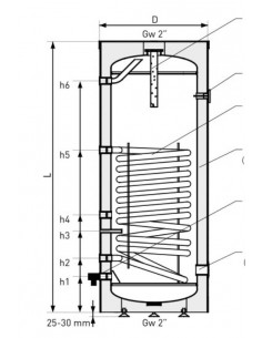 ECHANGEUR 300L EAU CHAUDE SANITAIRE (ECS)  2