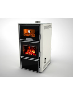 Cuisiniere Hydro Bois Buche sans four 29Kw
