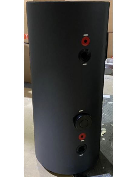 Ballon tampon combiné solaire avec ballon ECS instantané combi500